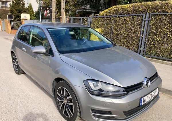 Volkswagen Golf cena 49000 przebieg: 85000, rok produkcji 2013 z Warszawa małe 22
